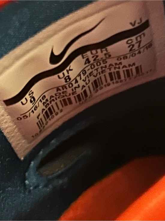 Nike Air Revaderchi ACG Sneakers Bold Orange and Blue Men’s Size 9 main image 7